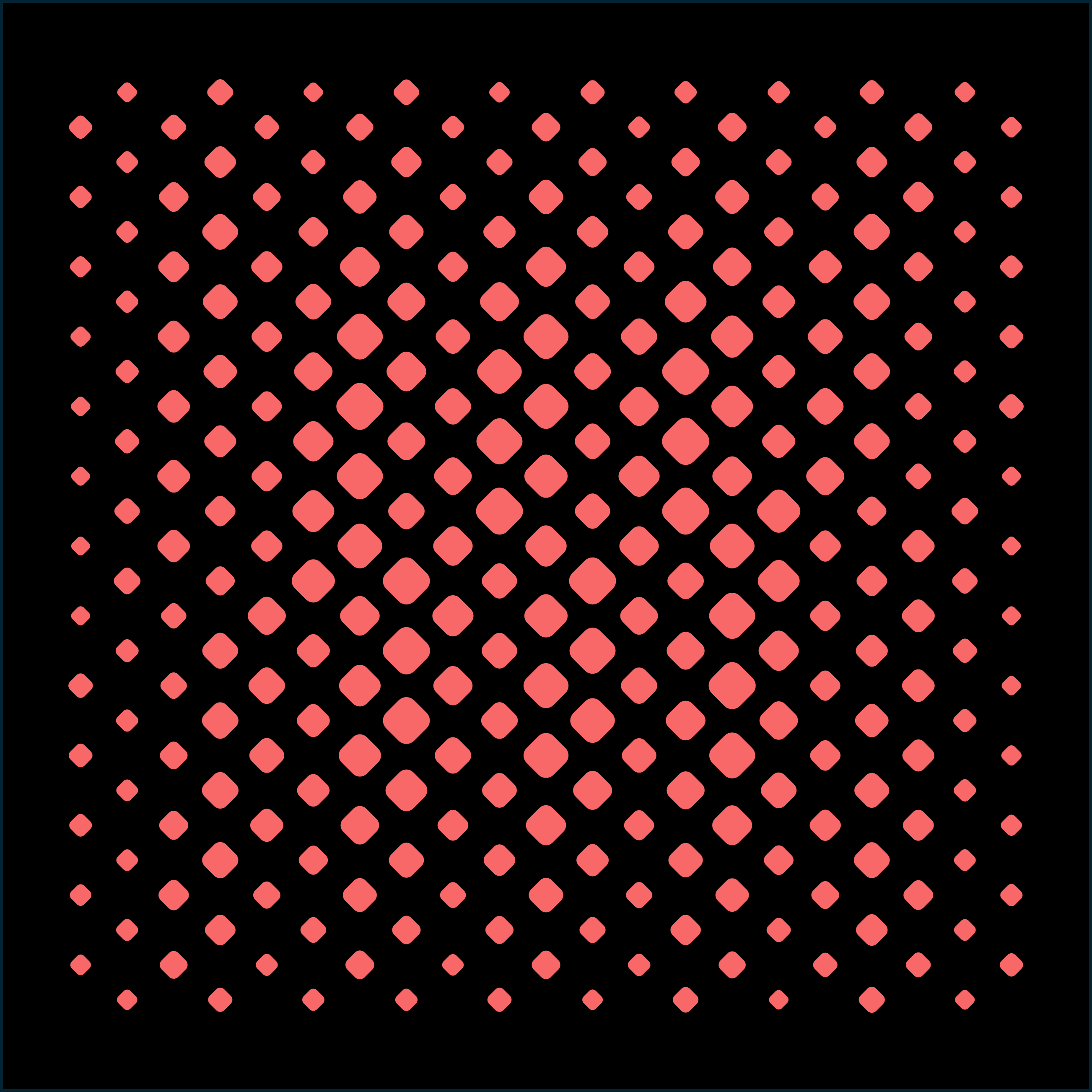 Rounded Diamond Halftone Pattern preview