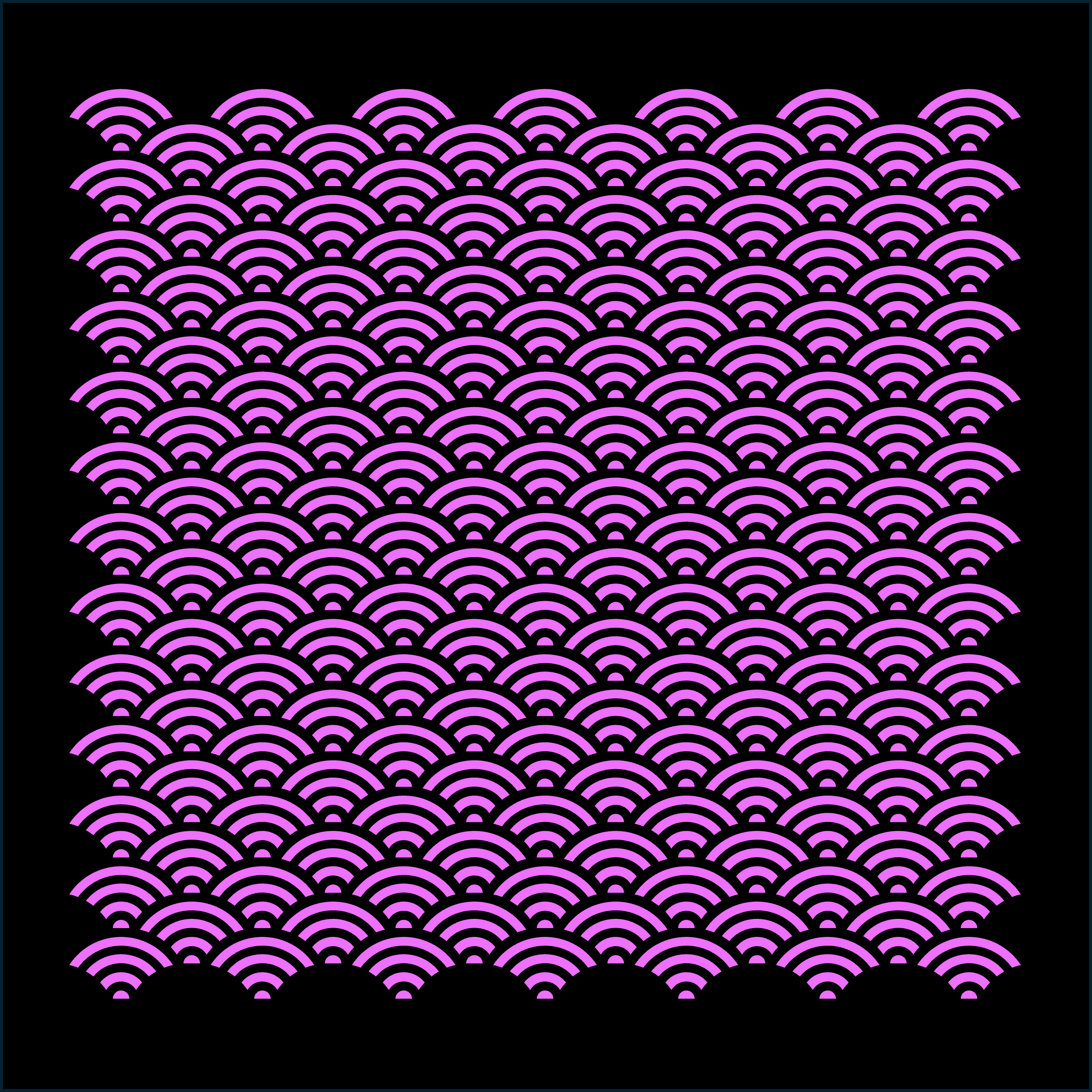 Seigaiha Japanese Wave Pattern preview