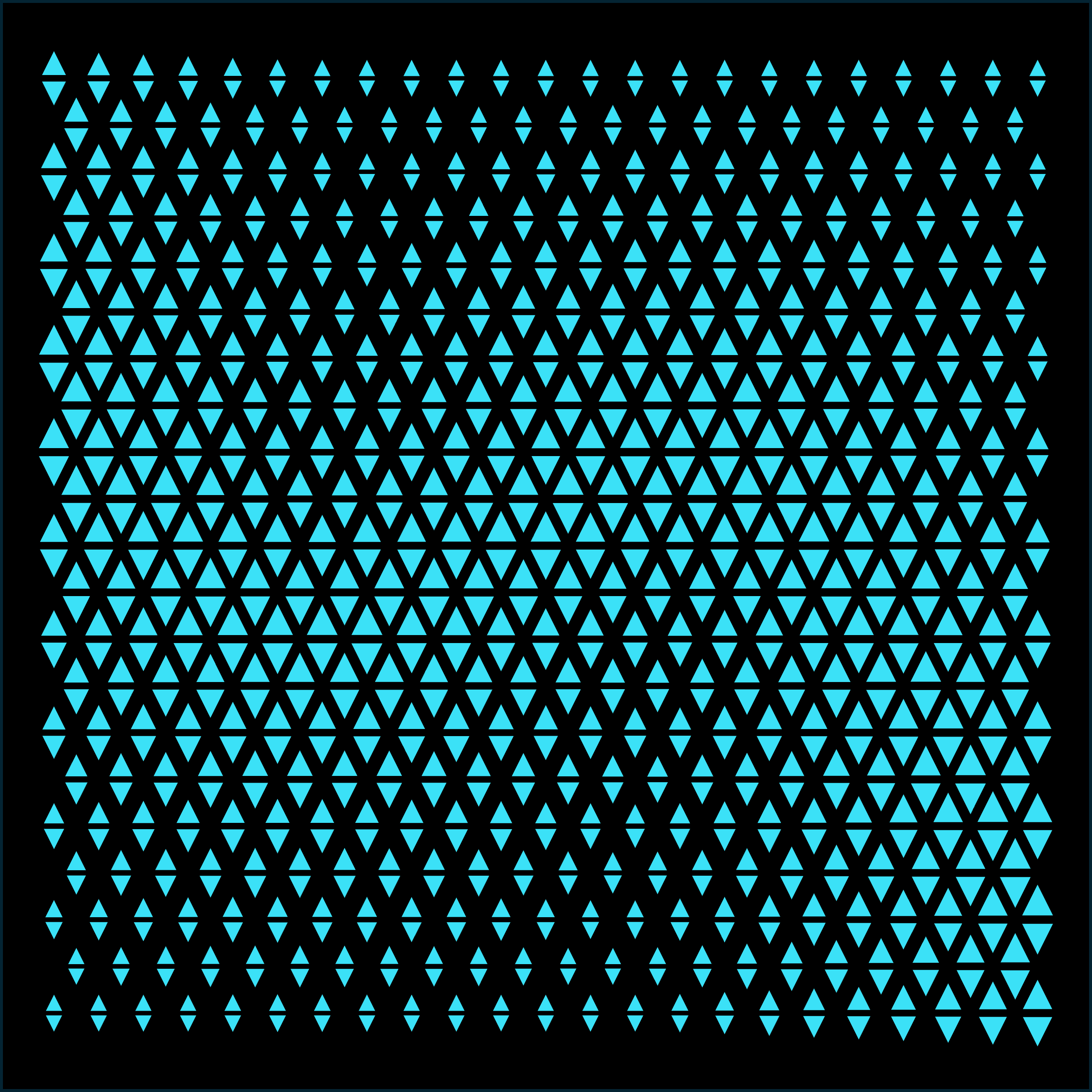 Triangle Mesh Grille Pattern — parametric vector pattern preview, preset #044