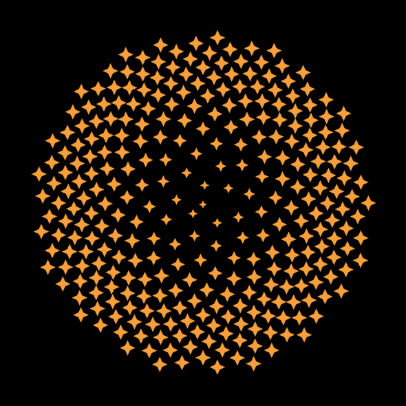 Four-Point Star Rosette Pattern preview