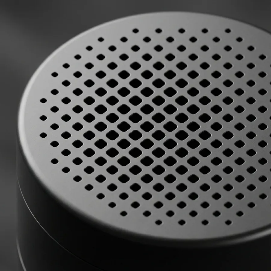 Product render: perforated panel designed with SolidVents