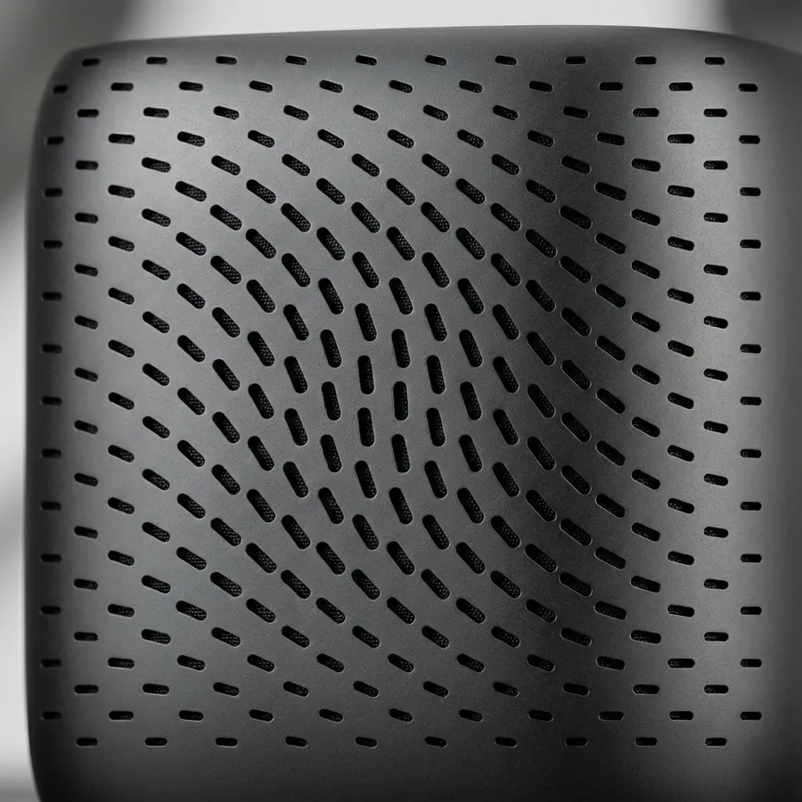 Product render: perforated panel designed with SolidVents