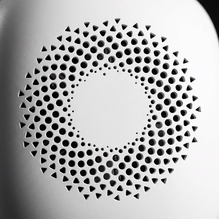 Product render: perforated panel designed with SolidVents