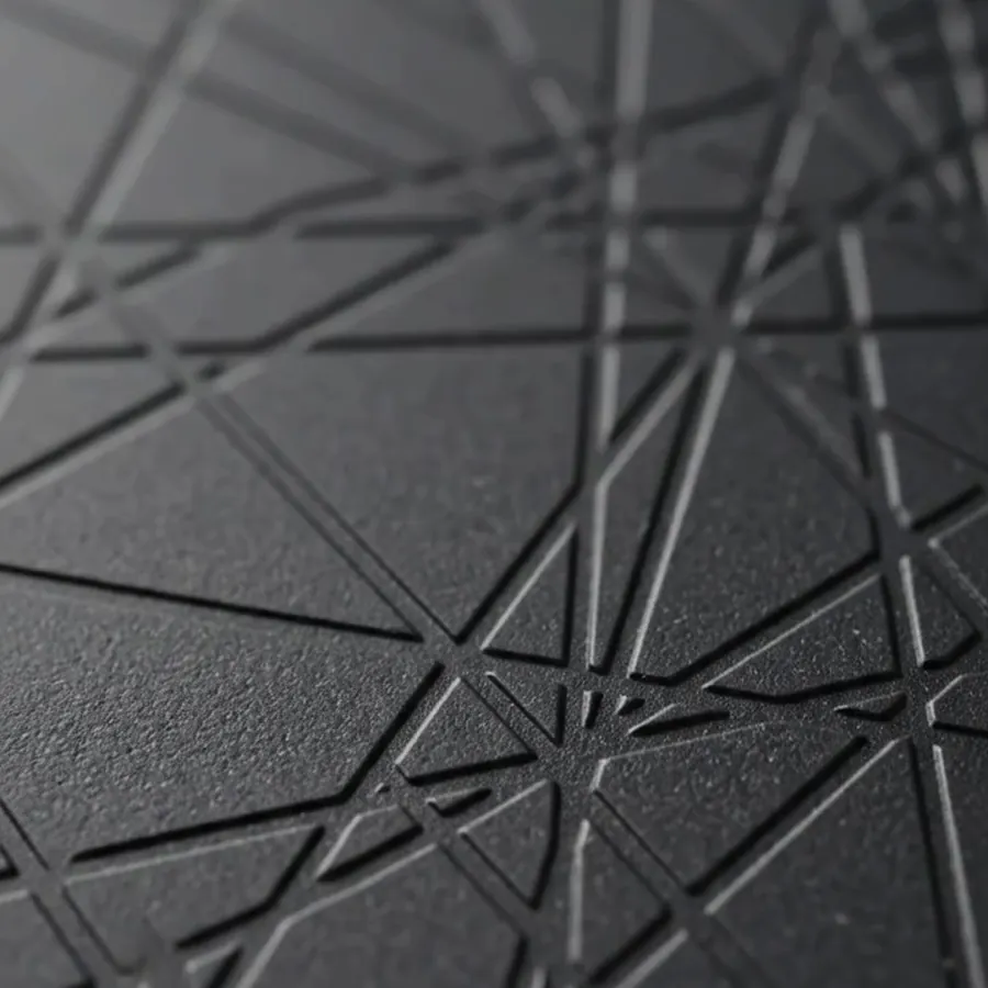 Product render: perforated panel designed with SolidVents