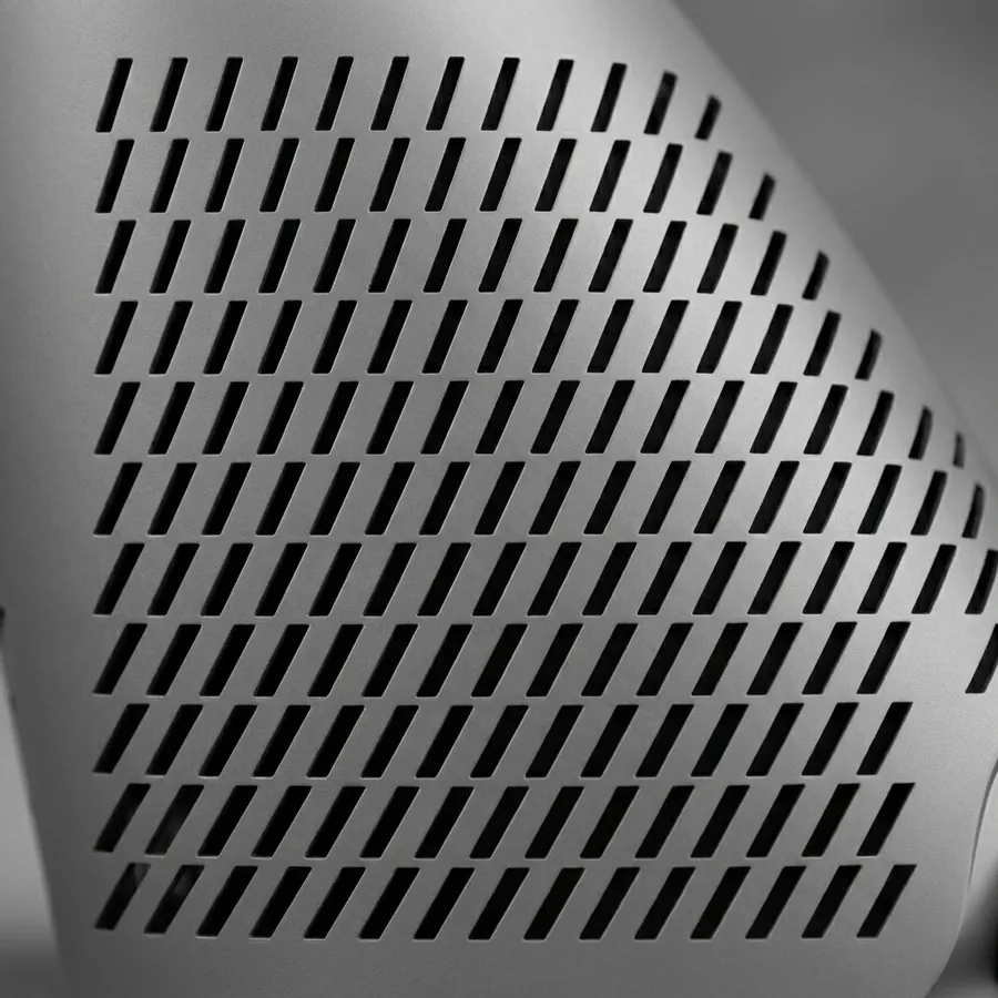 Product render: perforated panel designed with SolidVents